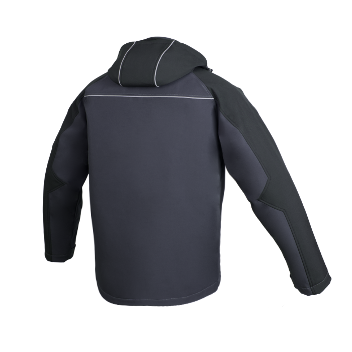 Softshell striukė PROFESSIONAL su nusegamu gobtuvu