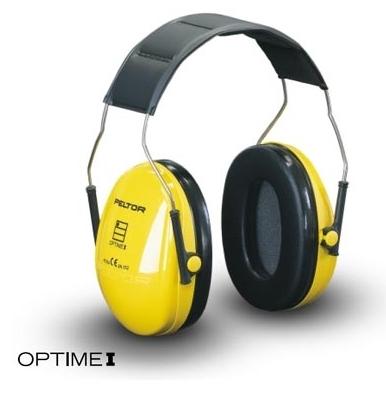 Protective headphones with spirocling bow over the head