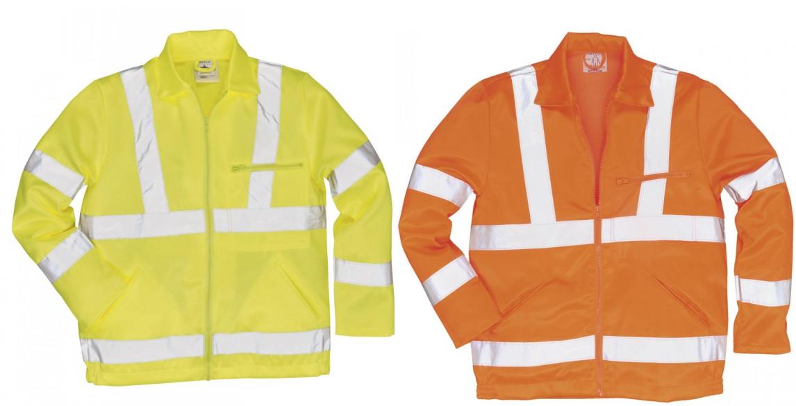 Signal jacket with reflective tape