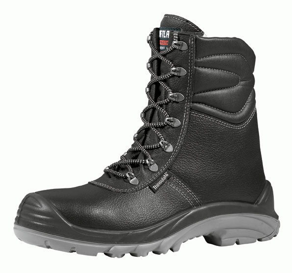 Warm boots made of natural leather