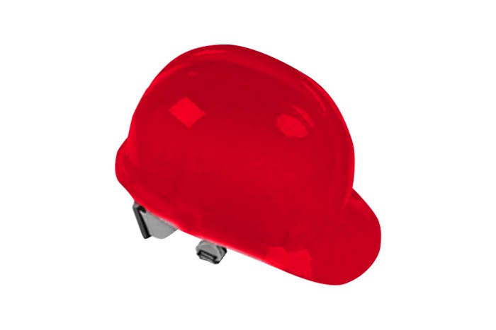 The protective helmet is impact resistant