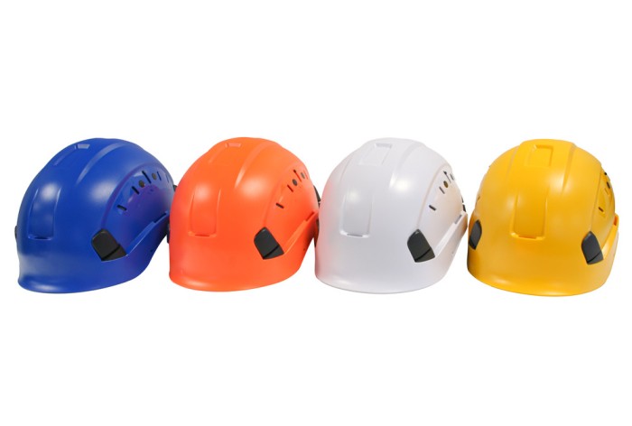 The protective helmet is impact resistant