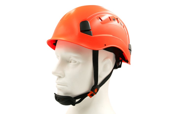 The protective helmet is impact resistant