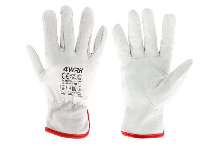 Extra strong gloves made of soft cowhide