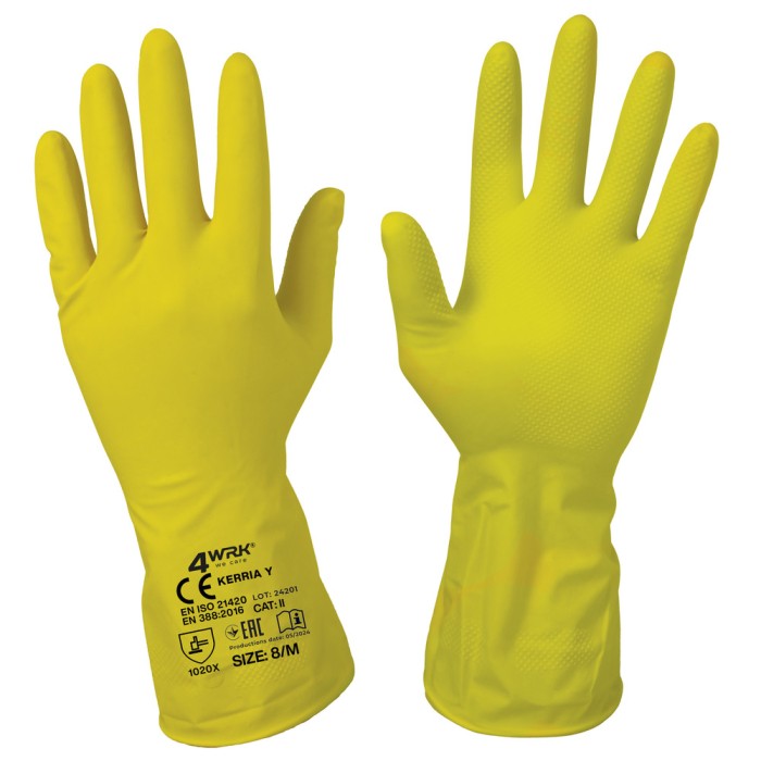 Gloves for protection against chemicals